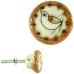 Ken Edwards knob with classic bird motif