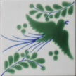 Paloma Verde bird Mexican Tile