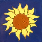Sunflower Mexican tile